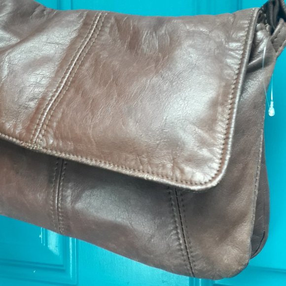 VICTORIA LEATHER CO Genuine Soft Leather Bag Purse Bohemian Rustic Crossbody - Picture 15 of 16